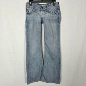 BKE Starlite Flare Jeans Light Wash Size 25L Women’s Y2K